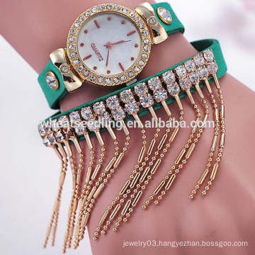 Tassels diamomd jewelry quartz watch